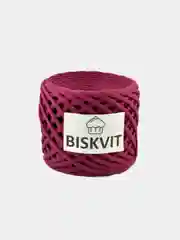 Тёмно-бордовый трикотажная пряжа для рукоделия Biskvit