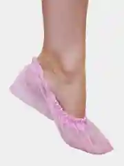 Носки одноразовые, бахилы из НПП, розовые, размеры 35-42, 35-45, 50 пар(100 шт)