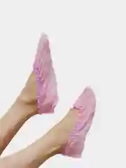 Носки одноразовые, бахилы из НПП, розовые, размеры 35-42, 35-45, 50 пар(100 шт)