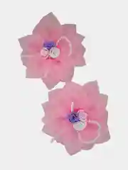 Кораллово-розовый бант для волос, 2 штуки