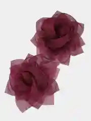 Багровый бант для девочек, 2 штуки