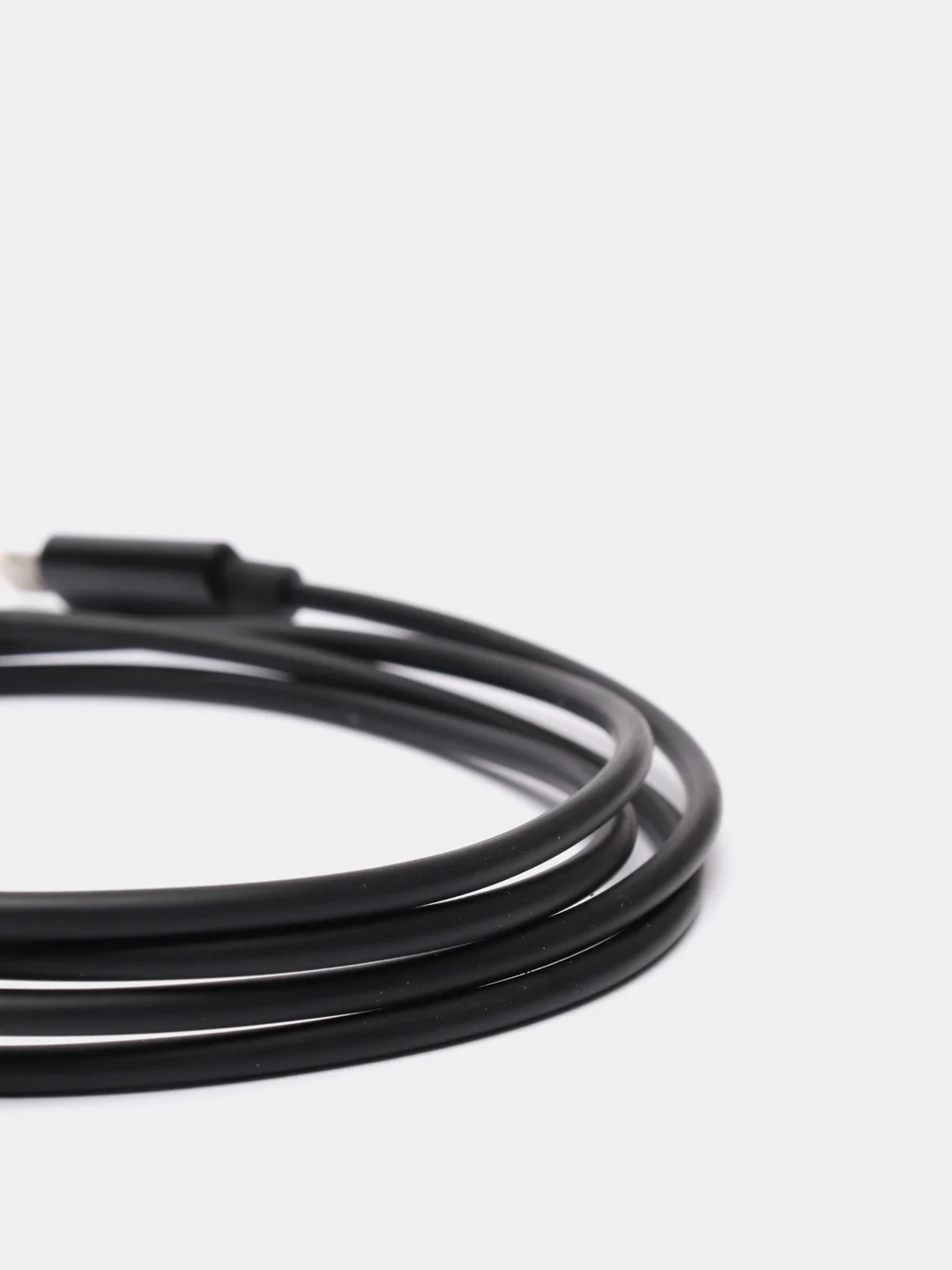 Черный кабель для iPhone AUX Lightning Audio Cable Slver (1m)