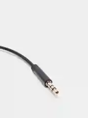 Черный кабель для iPhone AUX Lightning Audio Cable Slver (1m)