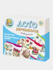 Деревянное лото Собирай-ка: овощи, фрукты, грибы, цветы