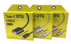 Черный otg-адаптер (переходник) KY-167 для смартфона, планшета, ноутбука, Type-C