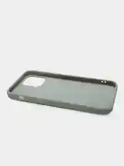 Серый чехол для iPhone 12/12 Pro силиконовый, матовый, с рисунком