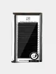 Ресницы черные Корейский бренд Аризон бьюти Feather отд. длины  для наращивания ресниц Аб