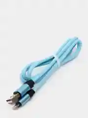 Голубой кабель для iPhone E USB-Lightning, 2 цвета, 1 м