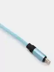 Голубой кабель для iPhone E USB-Lightning, 2 цвета, 1 м
