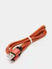 Коричневый кабель для iPhone E USB-Lightning, 2 цвета, 1 м
