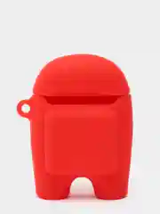 Коралловый силиконовый чехол для наушников Airpods 1, 2