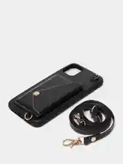 Чехол-сумка с ремешком черный для Apple iPhone 12Pro/12mini/12ProMax/11/11ProMax/11 Pro