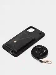 Чехол-сумка с ремешком черный для Apple iPhone 12Pro/12mini/12ProMax/11/11ProMax/11 Pro