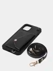 Чехол-сумка с ремешком черный для Apple iPhone 12Pro/12mini/12ProMax/11/11ProMax/11 Pro