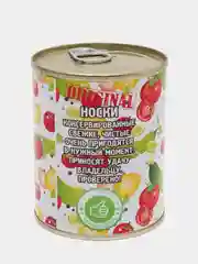 Носки мужские в жестяной банке "Дачника огородника"