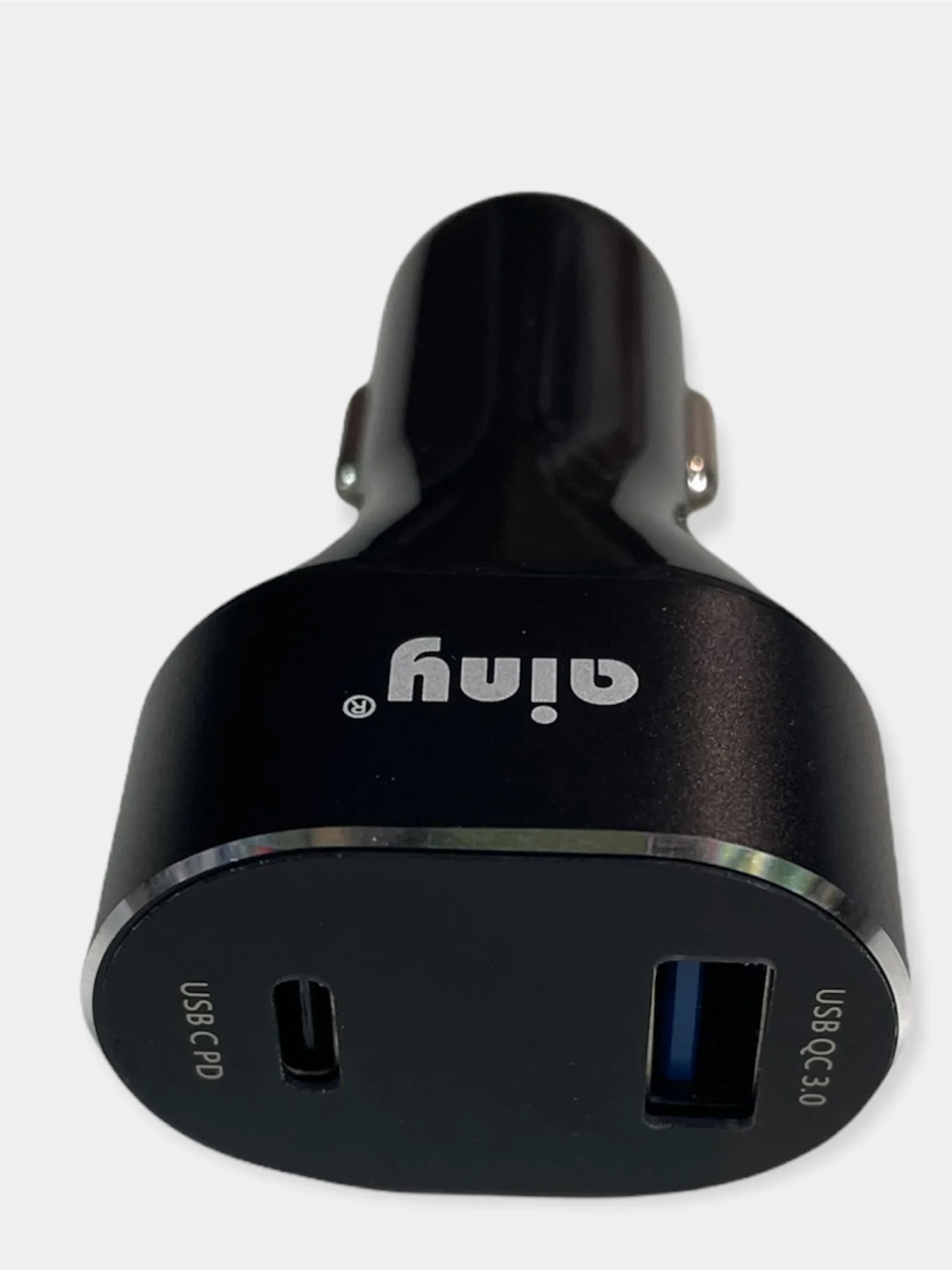 Автомобильное зарядное устройство Ainy EB-075A USB+Type-C  Quick Charge 3.0 черное