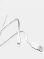 Кабель Borofone BX14 lightning 2 метра,3 метра белый