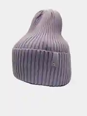 Лавандовый шапка теплая, шапка на флисе, шапка утепленная, шапка женская