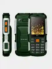 Зеленый кнопочный телефон BQ-2430 TANK POWER