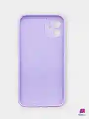 Чехол для Phone 12 силиконовый с бархатной подкладкой
