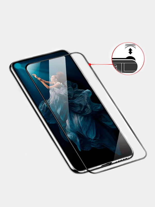 Защитное стекло на Apple iPhone 12, 11, 11 Pro, XR, с закругленными выпуклыми краями, 18D