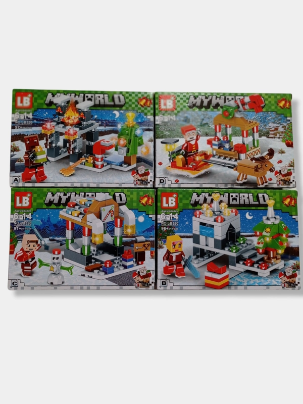 Конструктор MY WORLD 4 в 1, 91-131 деталей