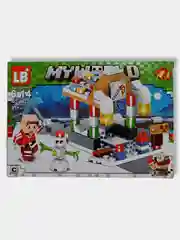 Бежевый конструктор MY WORLD 4 в 1, 91-131 деталей