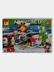 Коричневый конструктор MY WORLD 4 в 1, 91-131 деталей
