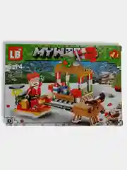 Красный конструктор MY WORLD 4 в 1, 91-131 деталей