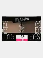 Тени для век двухцветные TRIUMPH EYES 8 оттенков
