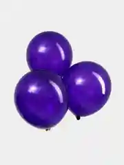 Фиолетовый шар латексный 12", пастель