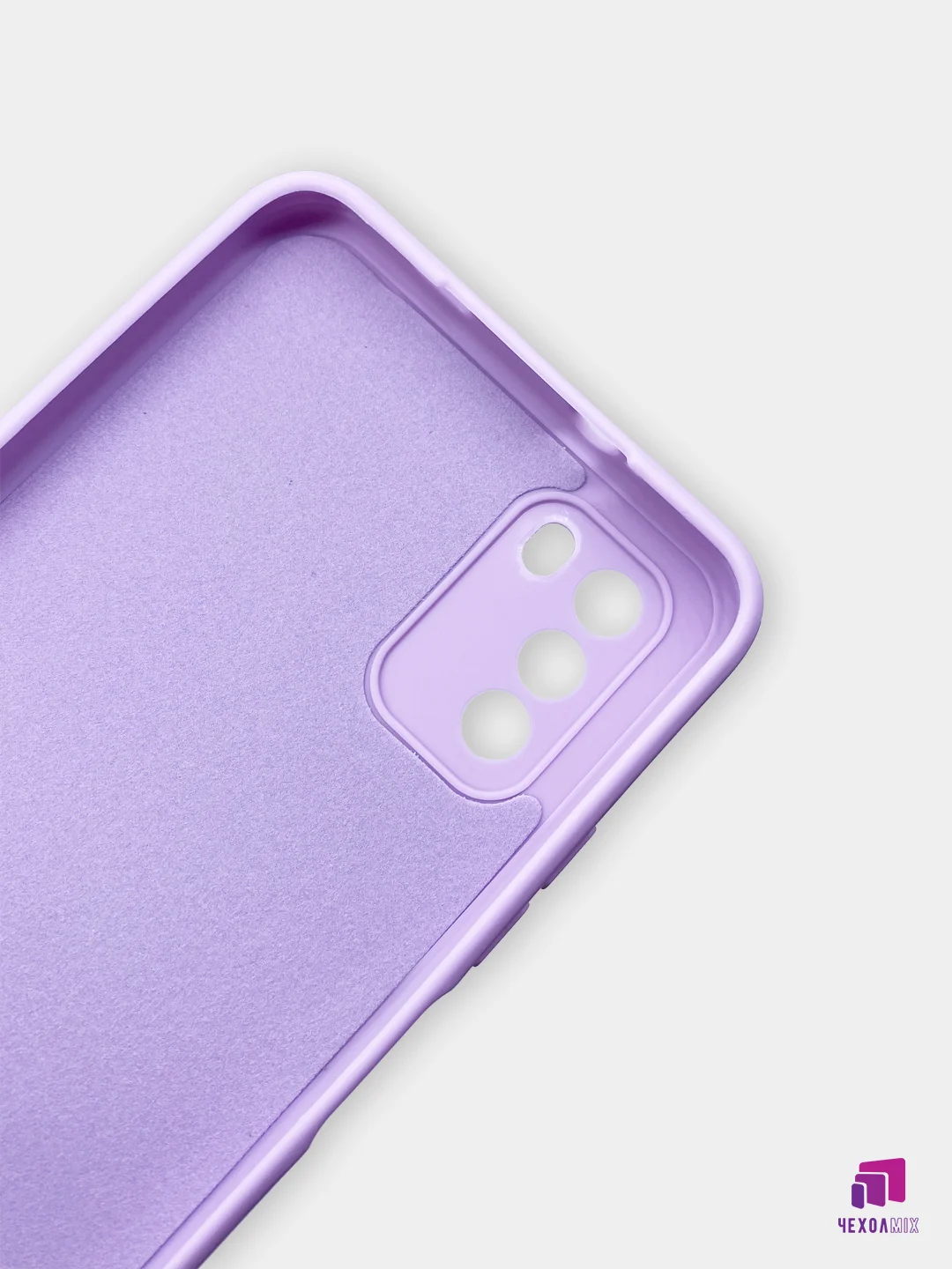 Чехол для Xiaomi POCO M3 силиконовый (Борта чехла прямые NEW)c бархатной подкладкой
