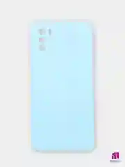 Ледяной чехол для Xiaomi POCO M3 силиконовый (Борта чехла прямые NEW)c бархатной подкладкой