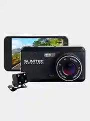 Автомобильный видеорегистратор с 2 камерами SLIMTEC Dual S2l
