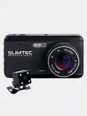 Автомобильный видеорегистратор с 2 камерами SLIMTEC Dual S2l