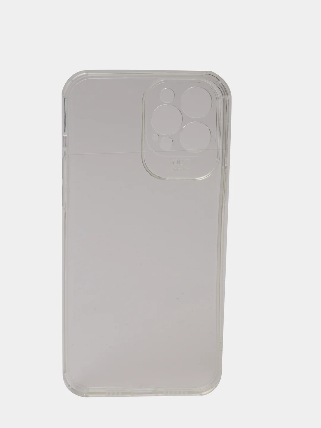 Прозрачный силиконовый чехол на iPhone 12 Pro Max