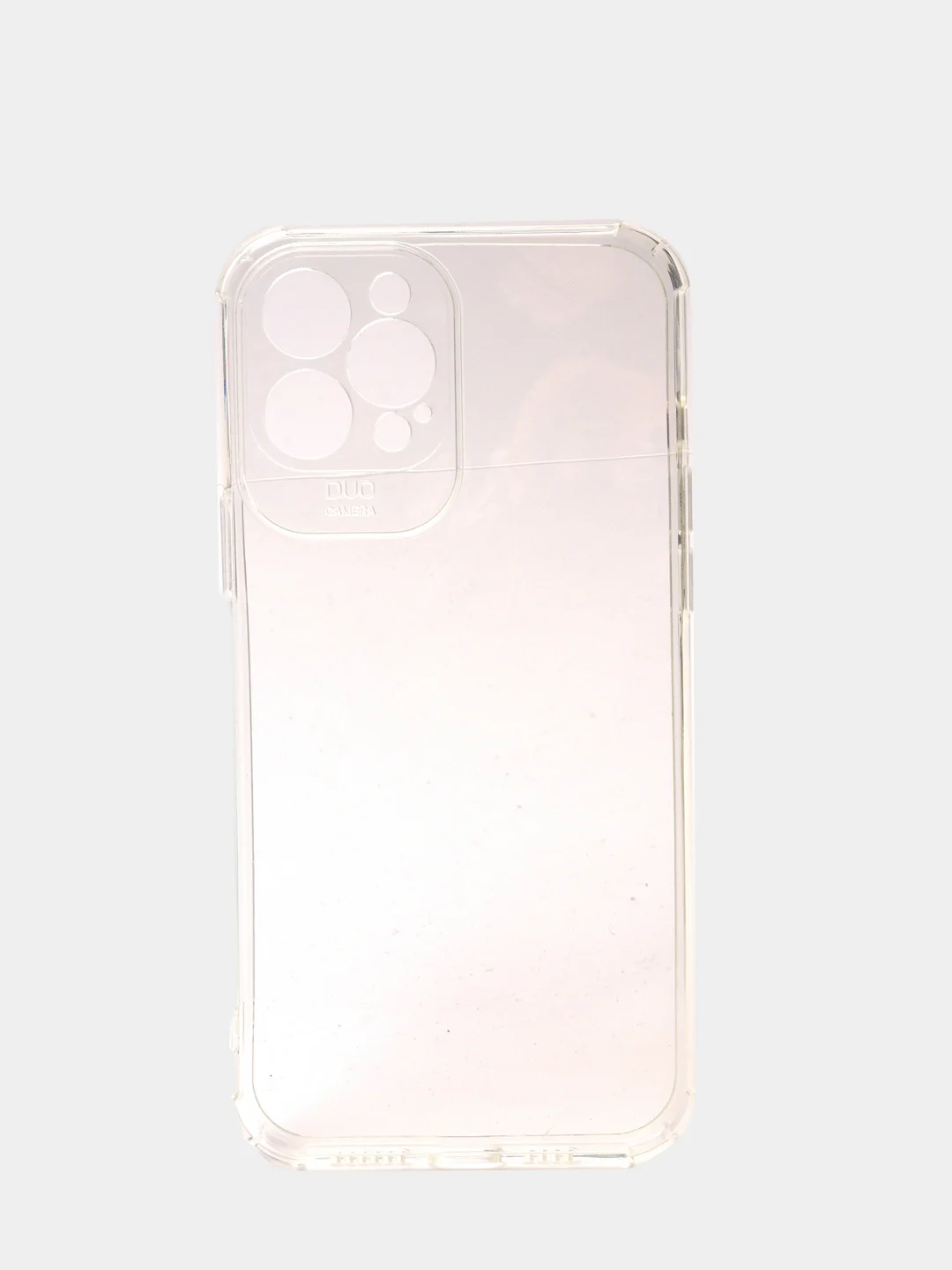 Прозрачный силиконовый чехол на iPhone 12 Pro Max