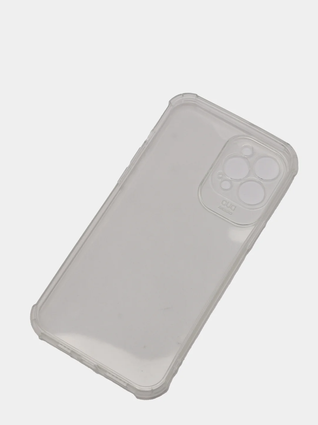 Прозрачный силиконовый чехол на iPhone 12 Pro Max