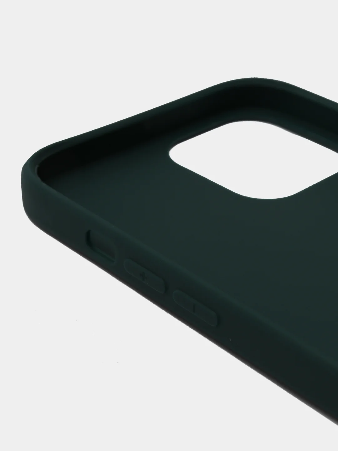 Зеленый силиконовый чехол на iPhone 12 Pro Max