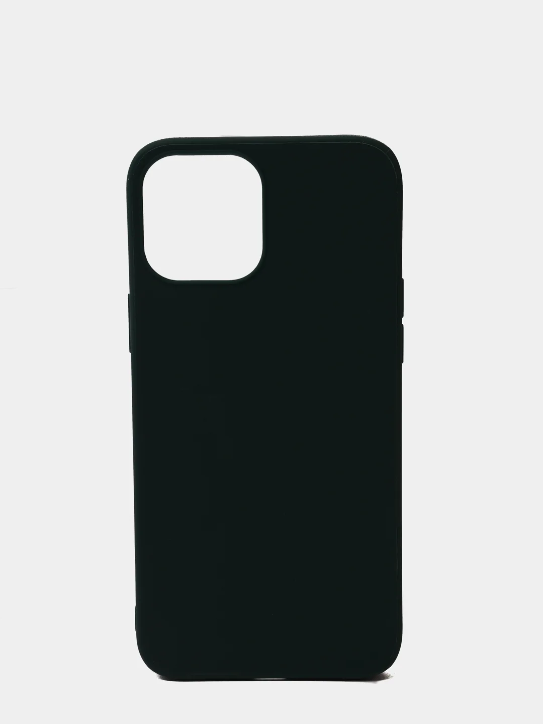 Зеленый силиконовый чехол на iPhone 12 Pro Max