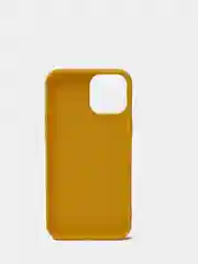 Желтый силиконовый чехол на iPhone 12 Pro Max