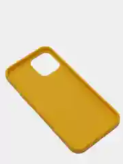 Желтый силиконовый чехол на iPhone 12 Pro Max