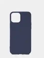 Синий меланж силиконовый чехол на iPhone 12 Pro Max