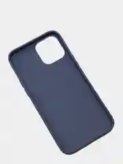 Синий меланж силиконовый чехол на iPhone 12 Pro Max