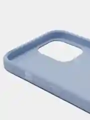 Голубой силиконовый чехол на iPhone 12 Pro Max