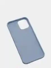 Голубой силиконовый чехол на iPhone 12 Pro Max