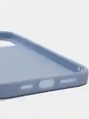 Голубой силиконовый чехол на iPhone 12 Pro Max