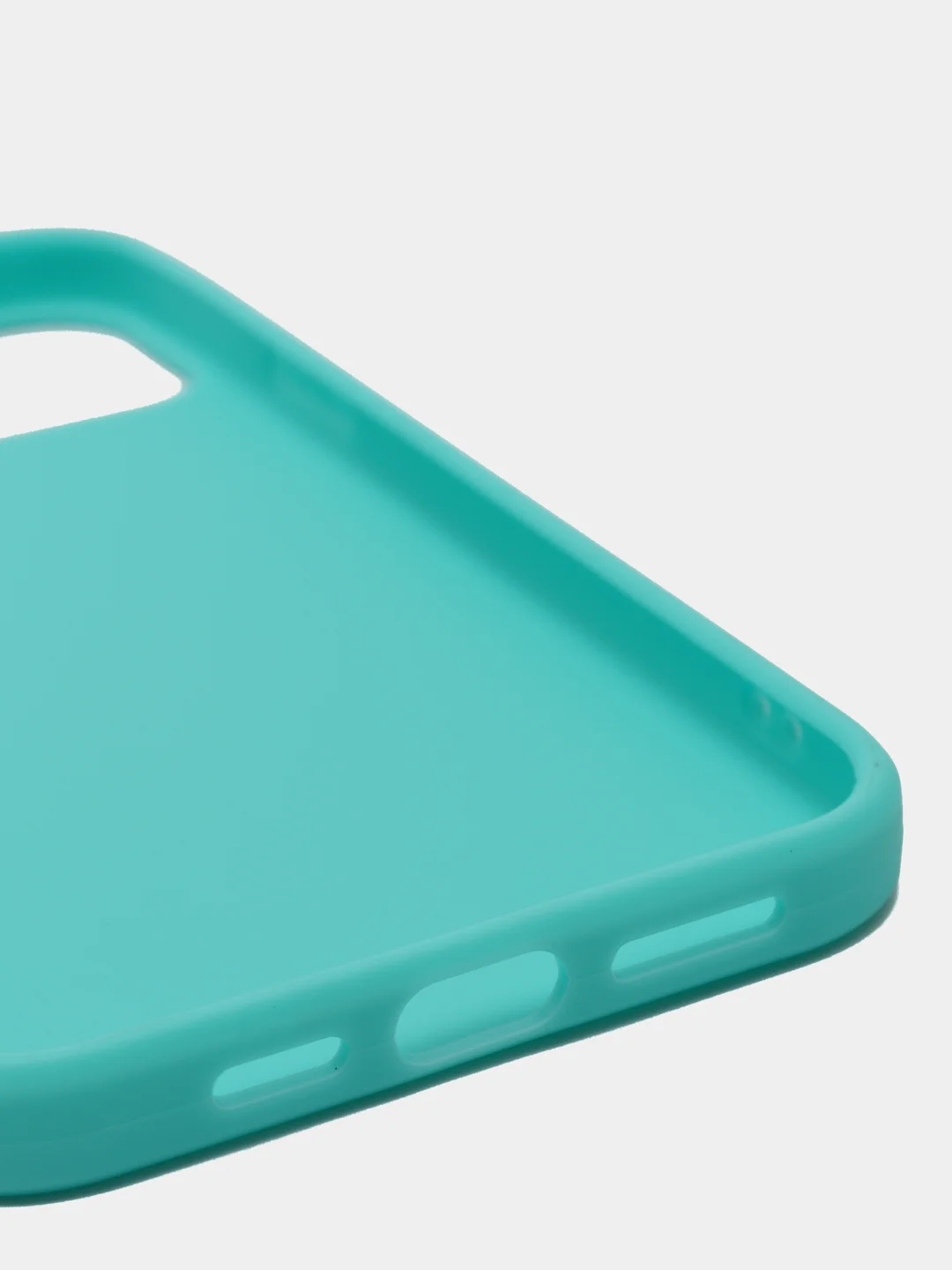 Бирюзовый силиконовый чехол на iPhone 12 Pro Max