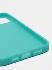 Бирюзовый силиконовый чехол на iPhone 12 Pro Max