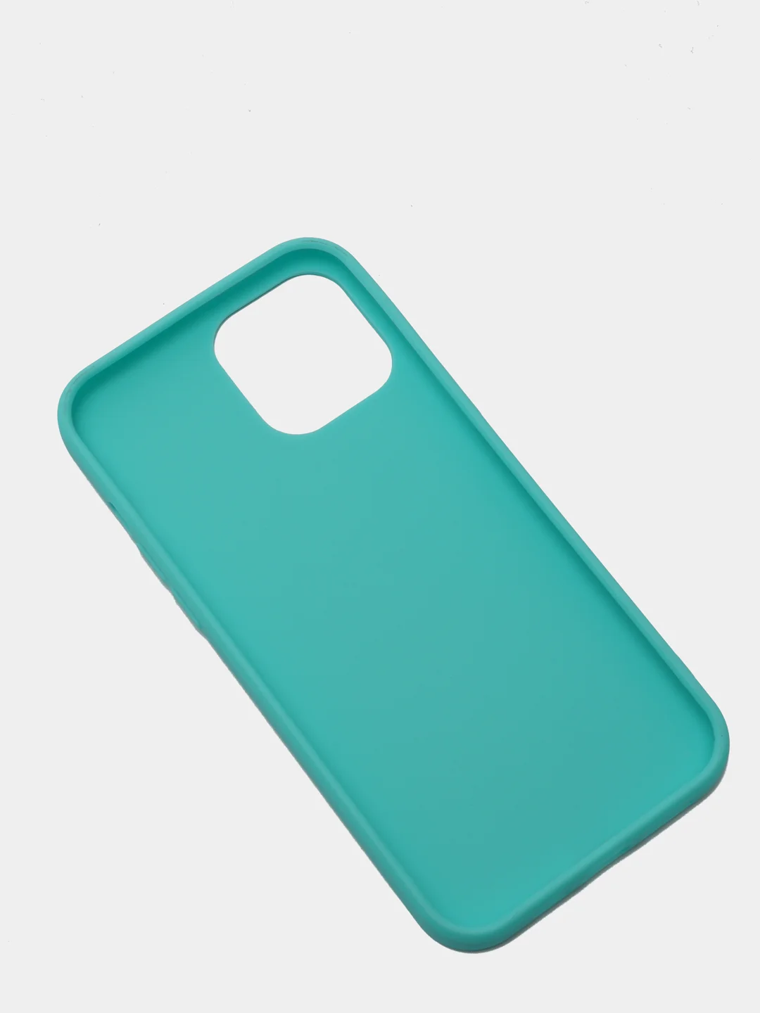 Бирюзовый силиконовый чехол на iPhone 12 Pro Max
